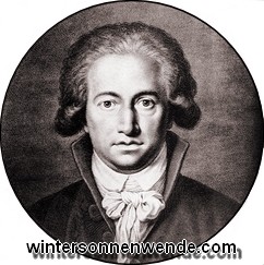 Johann Wolfgang von Goethe.