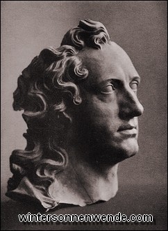 Goethe im Alter von 40 Jahren.