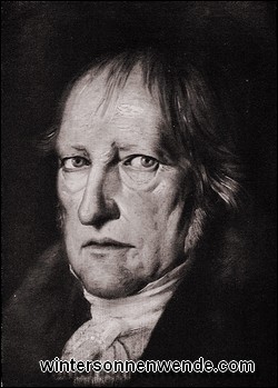 Georg Wilhelm Friedrich Hegel.