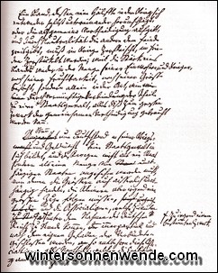 Seite aus Hegels Handschrift 'Deutschland kein Staat mehr'.
