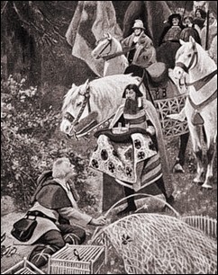 Heinrich wird die deutsche Königskrone angetragen.