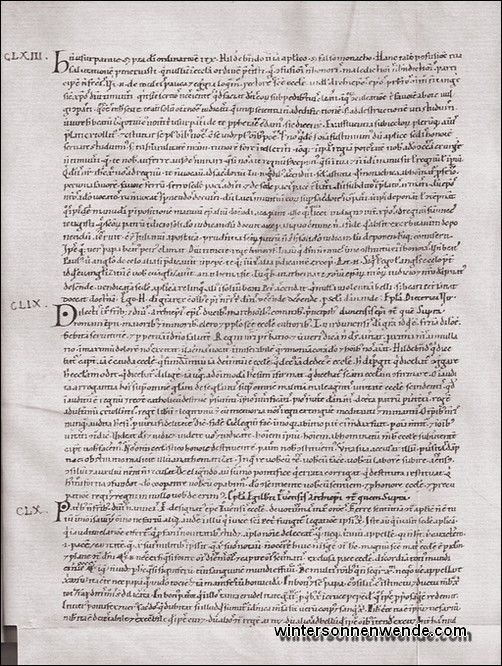 Absagebrief König Heinrichs IV. an Papst Gregor VII.