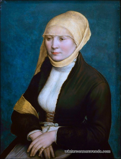 Hans Holbein d. J.: Frauenbildnis.