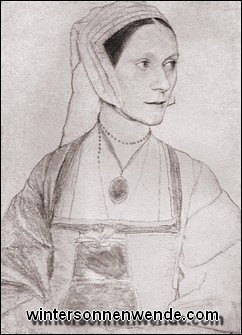 Bildnis einer Tochter von Thomas Morus.