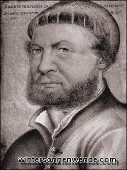 Hans Holbein, Selbstbildnis.