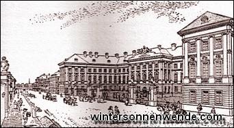 Die Josephinische �'Medico-Chirurgische Militär-Academie'� in Wien.