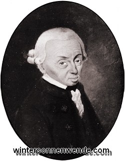 Immanuel Kant. Gemälde von V. C. Vernet.