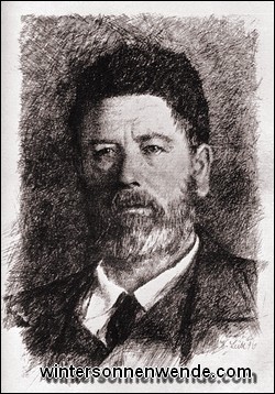 Wilhelm Leibl, Selbstbildnis.