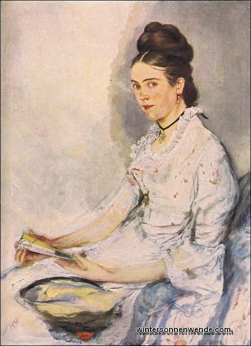Bildnis der Gräfin Treuberg, 1878.