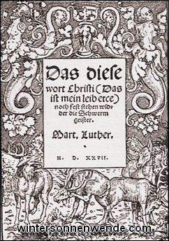 Titelblatt einer Lutherschrift.