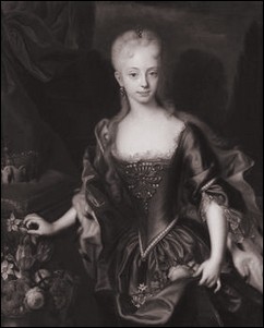 Kaiserin Maria Theresia im Alter von elf Jahren.