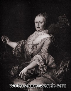 Kaiserin Maria Theresia. Gemälde von Martin von Meytens.