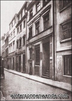 Ansichtskarte, Sperlingsgasse Nr. 11.