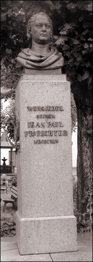 Denkmal für Jean Paul Richter in Wunsiedel.