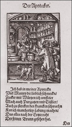 Ständebuch, Seite Apotheker'.