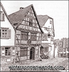 Schillers Geburtshaus in Marbach.
