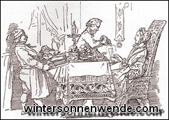 Federzeichnung von Schwind, 1840.