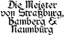 Die Meister von Straßburg, Bamberg u. Naumburg