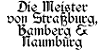 Die Meister von Straßburg,  Bamberg u. Naumburg