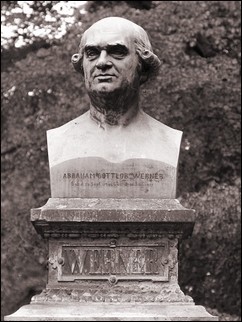Denkmal für Abraham Gottlob Werner in Freiberg.