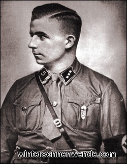 Horst Wessel als Sturmführer.