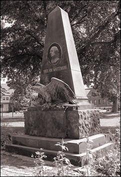 Denkmal für Graf Yorck von Wartenburg in Wartenburg, Sachsen-Anhalt.