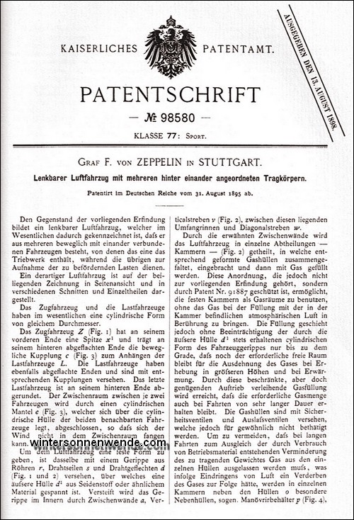 Patentschrift 1895 S. 1.