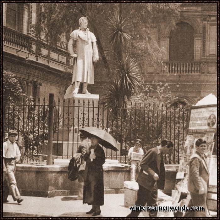 Dem großen Deutschen Alexander von]Humboldt wurde 
in Mexiko-City ein Denkmal gesetzt.