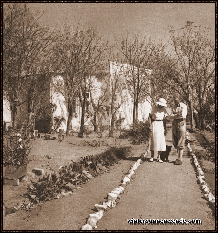 Ein typisches deutsches Farmhaus in Südwest.