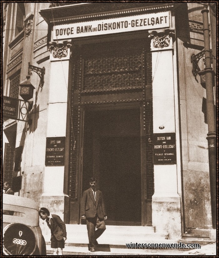 Eine Niederlage der Deutschen Bank in Istanbul.