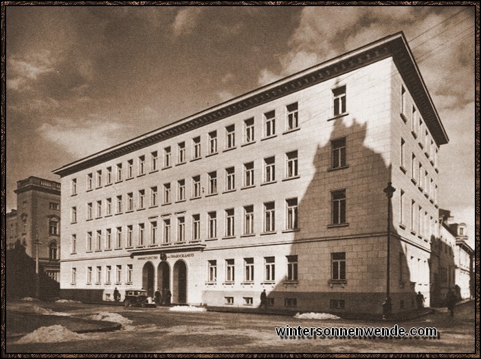 Das Justizministerium in Sofia, der Hauptstadt Bulgariens, wurde von deutschen
Architekten und einer deutschen Baufirma gebaut.