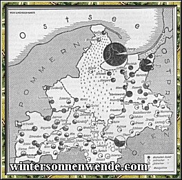 Der deutsche Anteil an den Städten des Weichsellandes 
um 1772