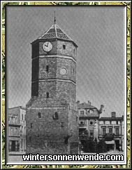 Turm auf dem Marktplatz in Znin