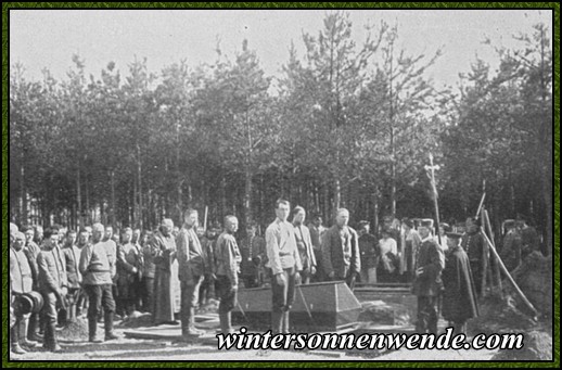 Russisches Begräbnis im Lager Königsbrück.