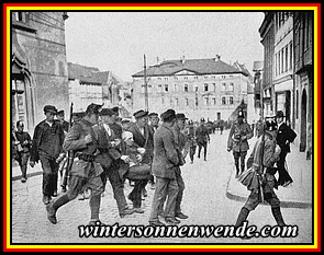 1921: Eisleben, Gefangene Kommunisten und ihr Führer.