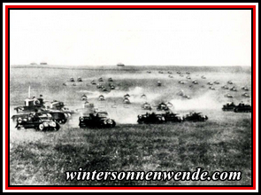 Englische Tankmanöver.