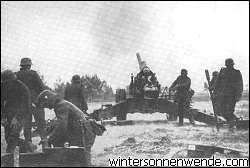 Deutsche Artillerie vor Warschau