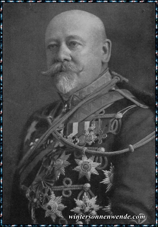 General Suchomlinow, russischer Kriegsminister.
