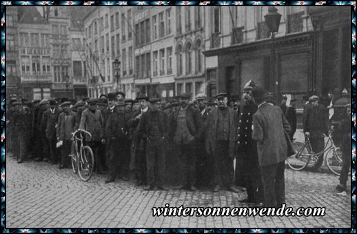 Geflüchtete Einwohner Antwerpens kehren in die Stadt zurück.