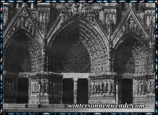 Die Kathedrale zu Reims.