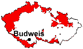 Lage von Budweis