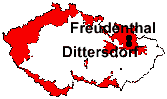 Lage von Ditersdorf und Freudenthal