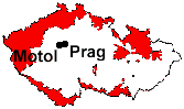 Lage von Prag und Motol