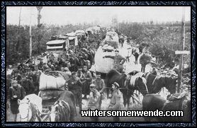Verfolgung des fliehenden Gegners.