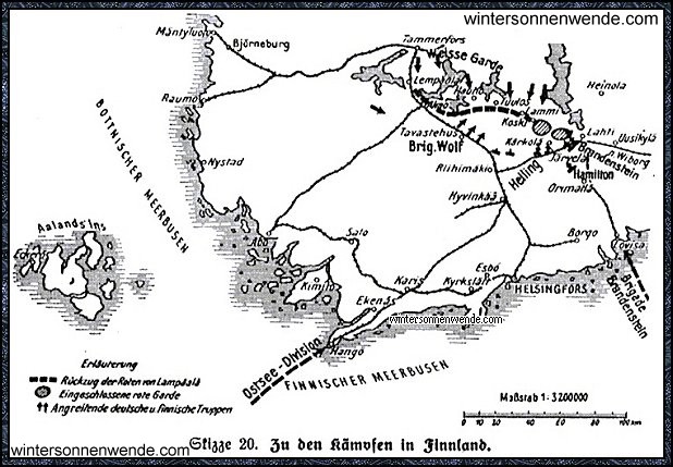 Zu den Kämpfen in Finnland