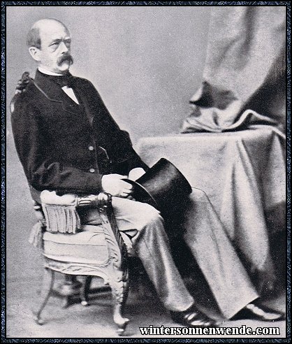 Ministerpräsident v. Bismarck in der Konfliktszeit.