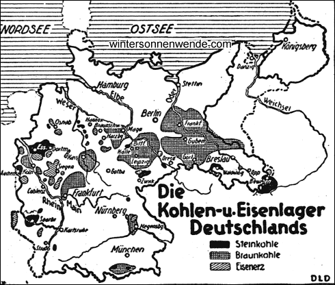 Wo gibt es in Deutschland Kohle und Eisen