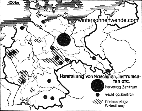 Die Herstellung von Maschinen, Instrumenten, Apparaten 
(ohne elektrische und landwirtschaftliche Maschinen)