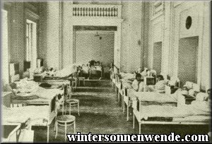 Inside a Jewish epidemic hospital.
