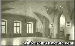 Lobby of the 'German House'.